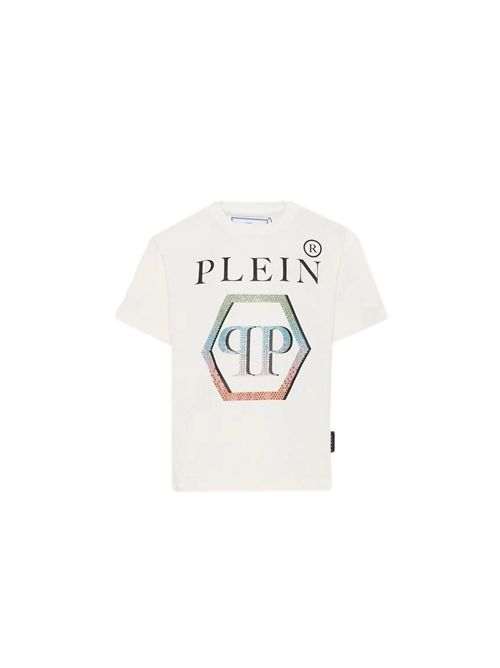 T-shirt, bambina, logata. PHILIPP PLEIN | S6PHJGTH157002